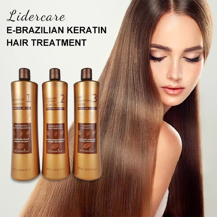 E-Brazilian Keratin Hair Shampoo and Conditioner